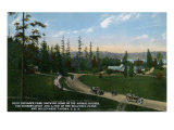 Tacoma, Washington, Point Defiance Park View of Conservatory, Animal Houses Posters