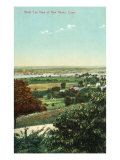 New Haven, Connecticut, Aerial View of the City Print