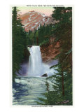Glacier National Park, Montana, View of Trick Falls near Two Medicine Chalets Posters