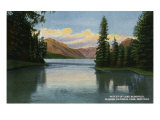 Glacier National Park, Montana, View of Lake McDonald Outlet Photo