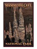 Mammoth Cave National Park, Kentucky, Onxy Pillars Prints