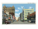 Buffalo, New York, View Down Main Street Prints