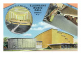 Buffalo, New York, Exterior View of Kleinhan's Music Hall, Interior View of Stage, Foyer Photo