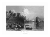 Trois-Rivieres, Quebec, Canada, View of the Town from the St. Lawrence River Láminas