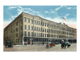 Binghamton, New York, Exterior View of the Hotel Bennett Posters