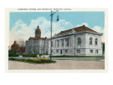 Davenport, Iowa, Augustana College, Exterior View of the Denkmann Memorial Library Prints