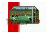 Penalty Brand Cigar Inner Box Label, Soccer Prints