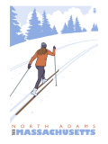 Cross Country Skier, North Adams, Massachusetts Posters