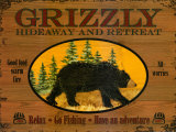 Grizzly Posters by Debi Hron