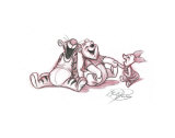 Tigger, Pooh, and Piglet Share a Giggle Posters