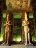Statue at the Great Temple of Ramesses II, Egypt Photographic Print by Claudia Adams