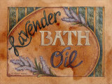 Lavender Bath Oil Prints by Diane Knott