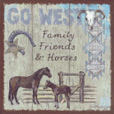 Go West Posters by Anita Phillips