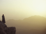 Morning Light on Moses' Mountain Pilgrim, Egypt Photographic Print by Michele Molinari