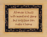 A House is Built Posters by Karen Tribett