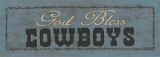 God Bless Cowboys Prints by Sue Allemand
