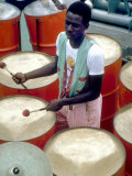Calypso Band Cats n' Jama, Tobago, Caribbean Photographic Print by Greg Johnston