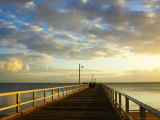 Early Light on Urangan Pier, Hervey Bay, Queensland, Australia Photographic Print by David Wall