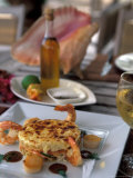 Seafood at Cap Est Lagoon Restaurant, Martinique, Caribbean  Lámina fotográfica por Nik Wheeler