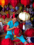 Woman Making Lanterns, Saigon, Vietnam Photographic Print by Keren Su