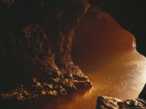 Rosh Hanikra National Park at Sunset, Israel Photographic Print by Jerry Ginsberg