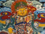 Wall Mural at Tashilumpo, Tibet Photographic Print by Vassi Koutsaftis