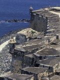 El Morro Fort, Old San Juan, Puerto Rico Photographic Print by Greg Johnston