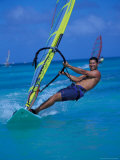 Windsurfer, Aruba, Caribbean Photographic Print by Robin Hill