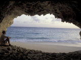 Cupecoy Bay of St. Martin, Caribbean Photographic Print by Robin Hill