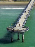 New Brighton Pier, Christchurch, South Island, New Zealand Photographic Print by David Wall