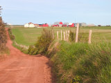 Country Road and Farm, Prince Edward Island, Canada Photographic Print by Julie Eggers
