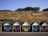 Beach Huts at Bournemouth, Dorset, England Lámina fotográfica por Nik Wheeler Beach Huts at Bournemouth, Dorset, England Lámina fotográfica por Nik Wheeler