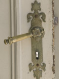 Boat House Door Lock at Norheimsund, Hardanger Fjord, Norway Photographic Print by Russell Young