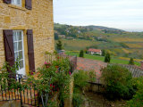 View of Countryside in Olingt, Burgundy, France Photographic Print by Lisa S. Engelbrecht