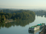 Van Gogh Riverboat Along Rhone River, Avignon, Provence, France Lámina fotográfica por Lisa S. Engelbrecht