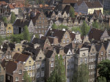 Houses of Main Town from St. Mary's Church, Gdansk, Poland Photographic Print by Walter Bibikow