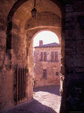 Inside the Walls of Cordes-sur-Ciel, Languedoc, France Photographic Print by Nik Wheeler