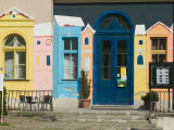 Colorful Cafe by Ptuj Theater, Stajerska, Slovenia Photographic Print by Walter Bibikow