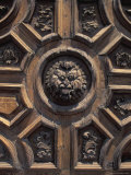 Carved Wooden Door Detail, Guanajuato, Mexico Photographie par Judith Haden