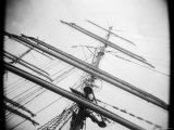 Masts of Tall Ship, Boston, Massachusetts, USA Photographic Print by Walter Bibikow