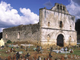 San Sebastian Church Ruins and Graveyard, San Juan Chamula, Chiapas, MExico Photographic Print by Charles Crust