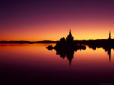 Tufa Towers Reflect in Mono Lake, California, USA Photographic Print by Jerry Ginsberg