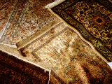 Silk Carpets for Sale, El Sultan Carpet School, Cairo, Egypt Photographic Print by Cindy Miller Hopkins