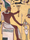 History with Painting Artwork in Luxor, Egypt Photographie par Bill Bachmann