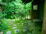 Zen Garden, Kyoto, Japan Photographie par Shin Terada