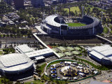 Rod Laver Arena and Melbourne Cricket Ground, Melbourne, Victoria, Australia Photographic Print by David Wall