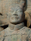 Terra Cotta Warriors and Horses Dig, Xi'an, Shaanxi Province, China Photographic Print by Pete Oxford