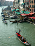 Gondolas on Grand Canal, Venice, Italy Photographic Print by Lisa S. Engelbrecht