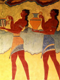 Artwork in Heraklion Knossos Palace, Greece Photographie par Bill Bachmann