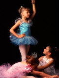 Young Ballerinas Wearing Tutus and Ballet Slippers Photographic Print by Bill Bachmann